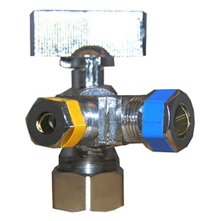 Larsen Supply Co 06-9353 3 Way Valve - 0.62 x 0.38 x 0.25 in. 123166